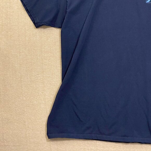 Fruit of the Loom Shirt Women's 2XL Navy Blue Graphic Short Sleeves - Picture 3 of 11